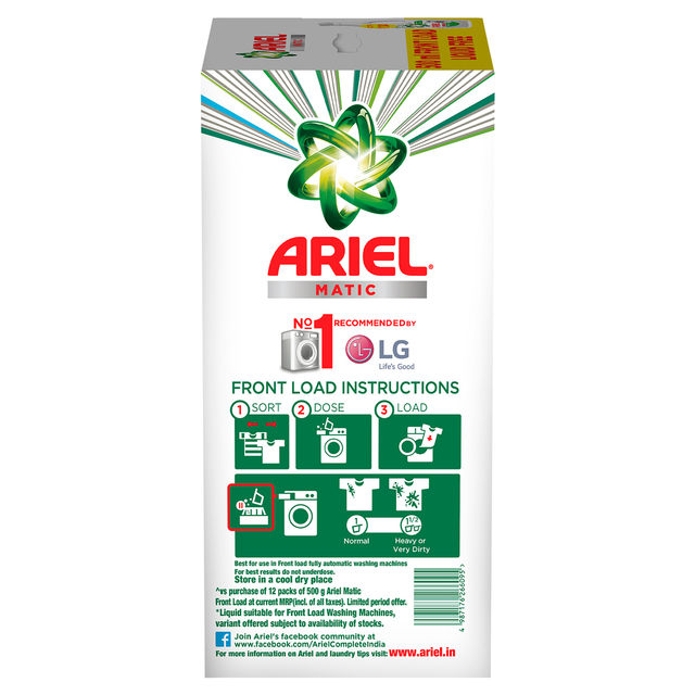Ariel Matic Front Load Detergent Powder