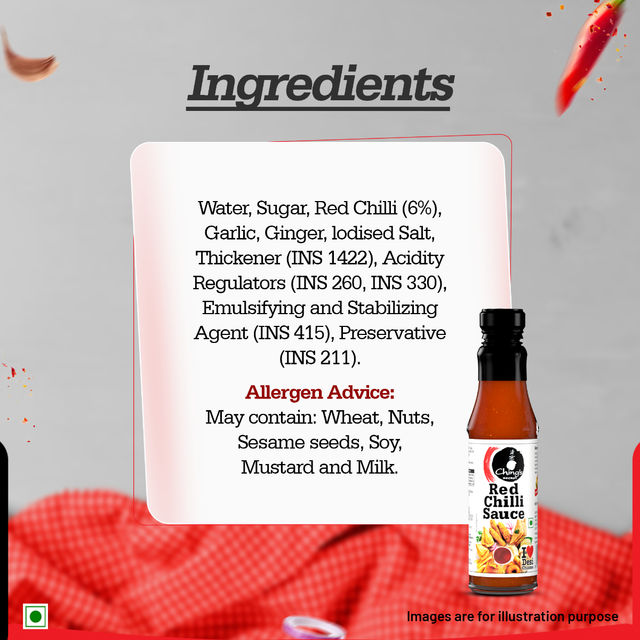 Ching's Secret Red Chilli Sauce(200gms) & Ching's Secret Green Chilli Sauce(190gms) Combo