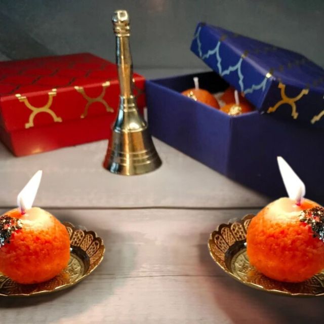 Help Us Green - Ladoo Candles Set 
