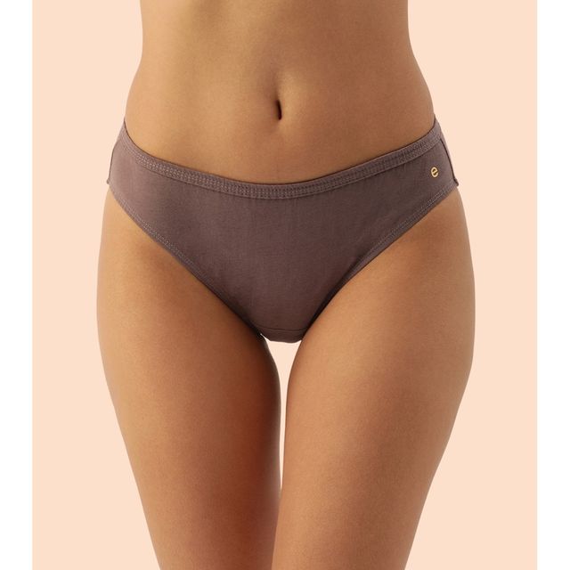 Enamor Women's Solid Cotton Bikini Panty | Colour May Vary - M