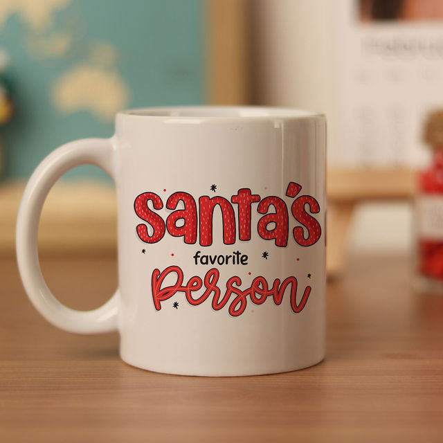 Oye Happy Santa's Fav Person Mug