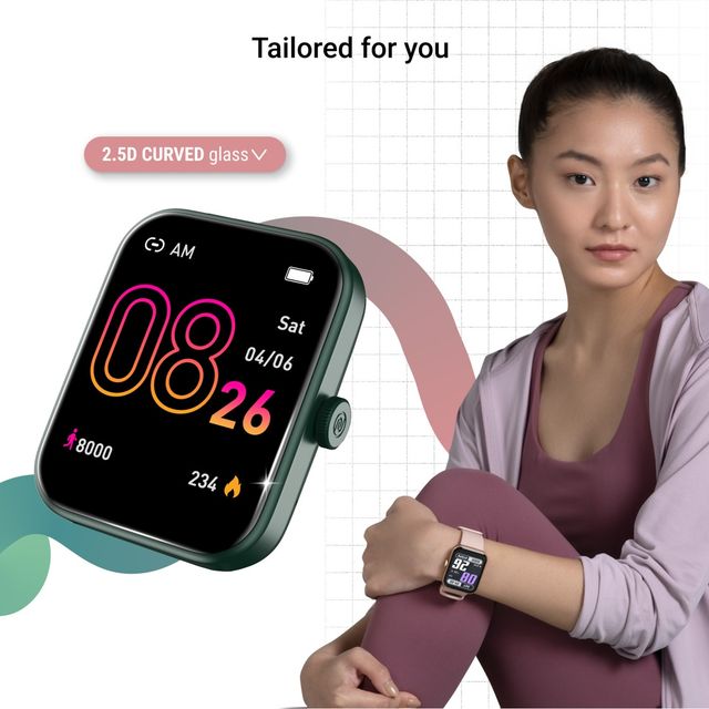 Noise Colorfit Loop Smartwatch - Olive Green