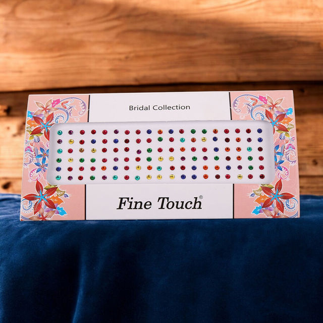 Fine Touch Bindi Small Multi Color Stone