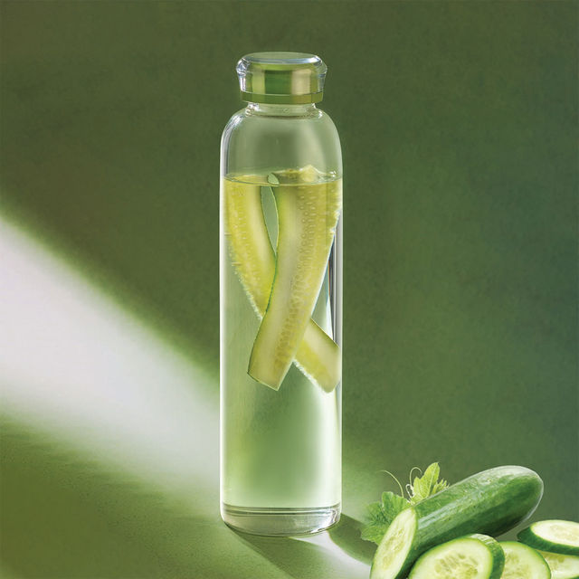 BAY6 Premium Imported Borosilicate Glass Bottle -550 ml