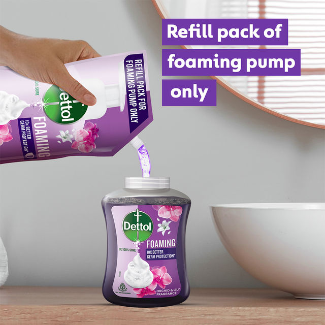 Dettol Orchid and Lily Fragrance Foaming Handwash