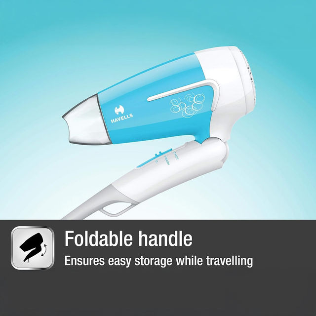 Havells Hd3151 1200W Foldable Hair Dryer 3 Heat (Hot/Cool/Warm) Settings