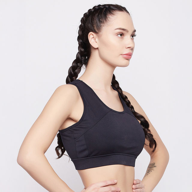 Clovia Medium Impact Padded Racerback Sports Bra - Buy at ₹688