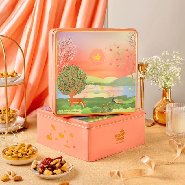 Paper Boat Dry Fruits Gift Box - Gift Hamper