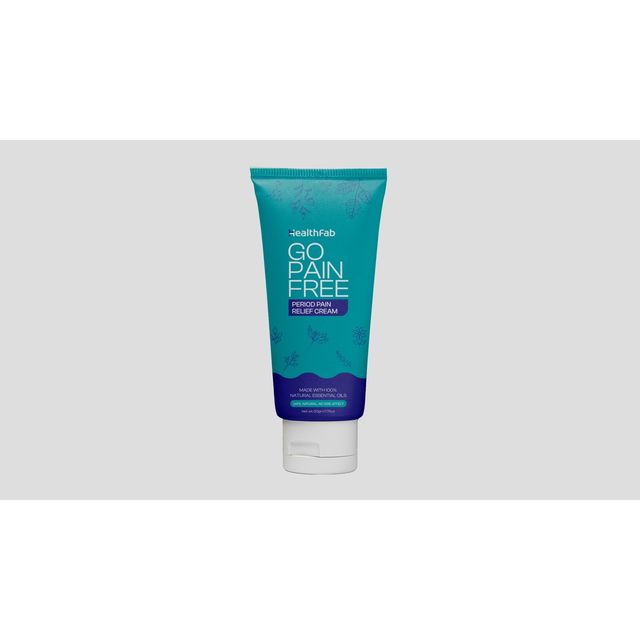 Healthfab Gopainfree Instant Period Pain Relief Cream, Skin Friendly, No Side Effects