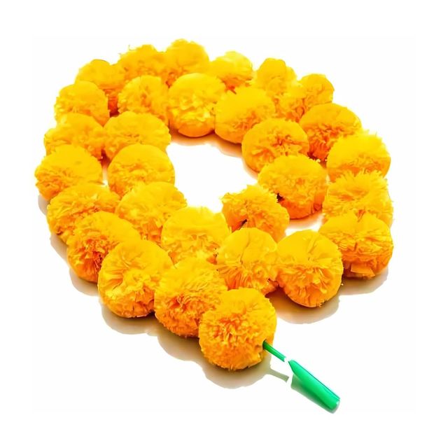 Artificial Marigold Flowers Garland - Assorted 1 pc Combo