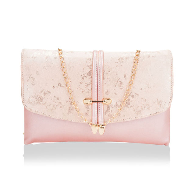 Lavie Chirpy Envelope Clutch(1pc), Vincent Chase by Lenskart | Full Rim Wayfarer Sunglasses | Polarized UV Protected | Unisex | Large | Black(1pc) & Voylla Valentine's Day Mosaic Heart Earrings(2pc) Combo