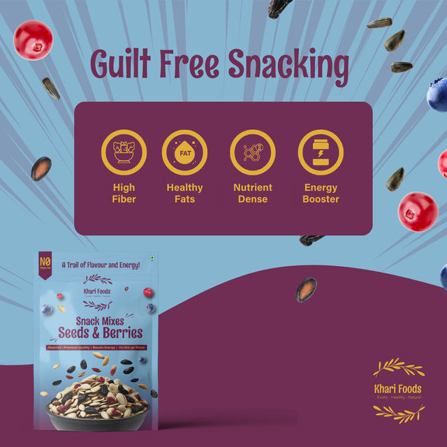 Khari Foods Seeds and Berries Trail Mix