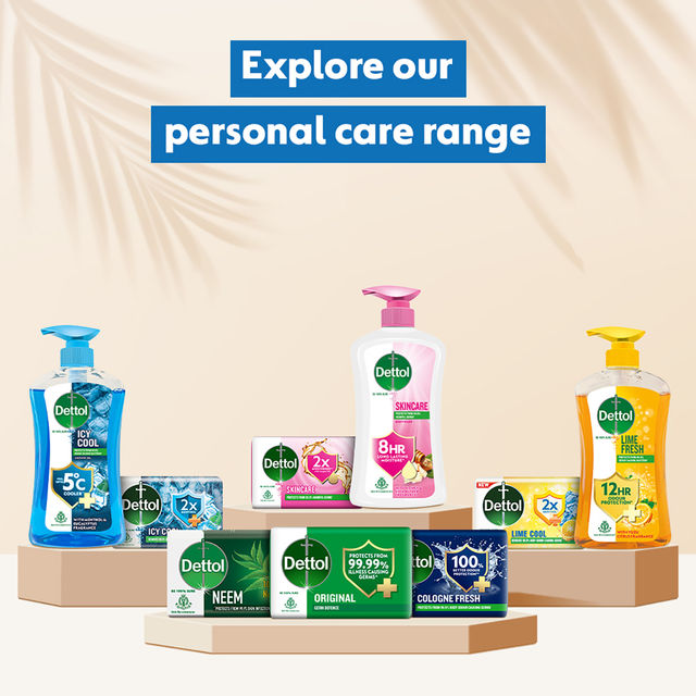 Dettol Icy Cool Bathing Soap Bar With 2x Menthol