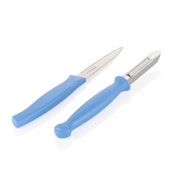 Ritu Utility Knife & Peeler Set (Colour May Vary)