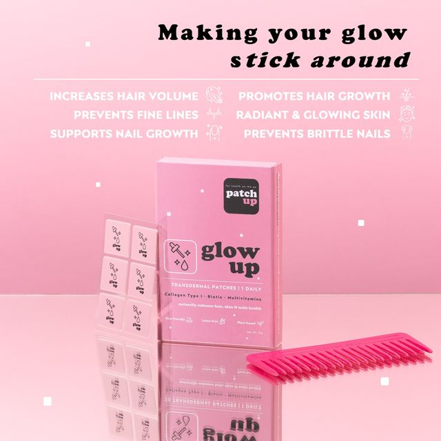 Patch Up Glow Up Patches For Hair | Skin | Nails - Health With Biotin And Collagen Type 1