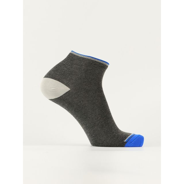 Lux Mozze Men's Solid Cotton Ankle Socks | Assorted - Free Size