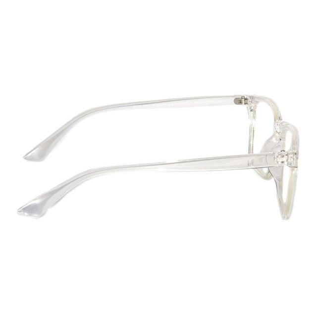 Peter Jones Unisex Acetate Eyeglass Frame | Transparent - Free Size