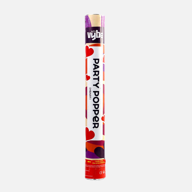 Let's Vybe Party Popper | Heart