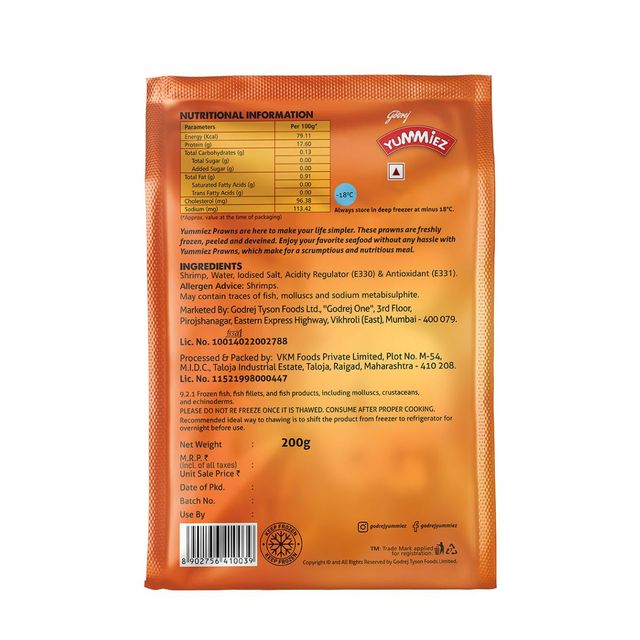Godrej Yummiez Large Prawns