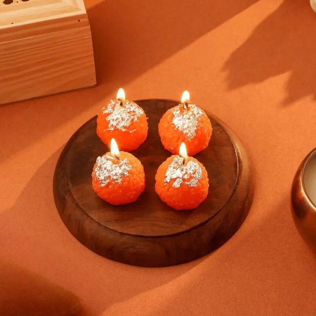 Help Us Green - Ladoo Candles Set 