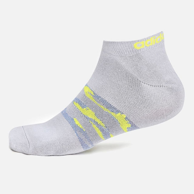 Adidas Patterned Ankle Length Socks | AD-0592-CD7373NWH