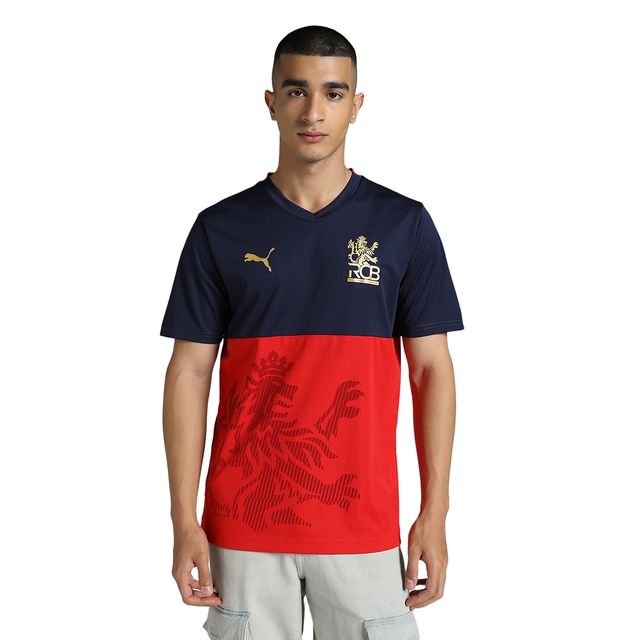 Puma Jersey Men's RCB Take Down M 2025 - Navy/Flame Scarlet | L