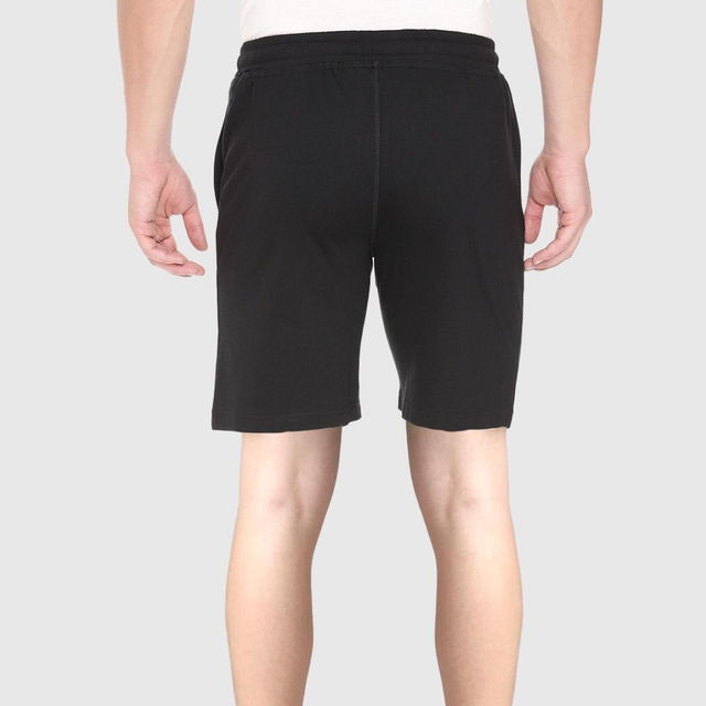 Pepe Jeans Men's Shorts Cotton Regular Fit Mid Rise Waist | Black - M
