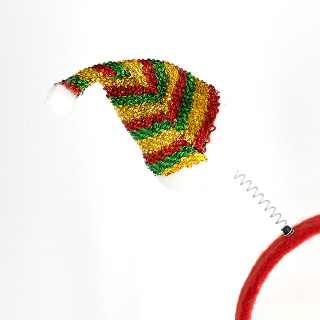 Gullak Christmas Snowman With Glitter Cap Hairband Assorted