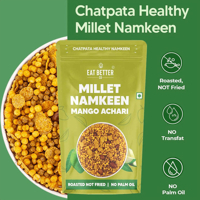 Millet Namkeen - Mango Achari, Healthy Snacks By Eat Better Co