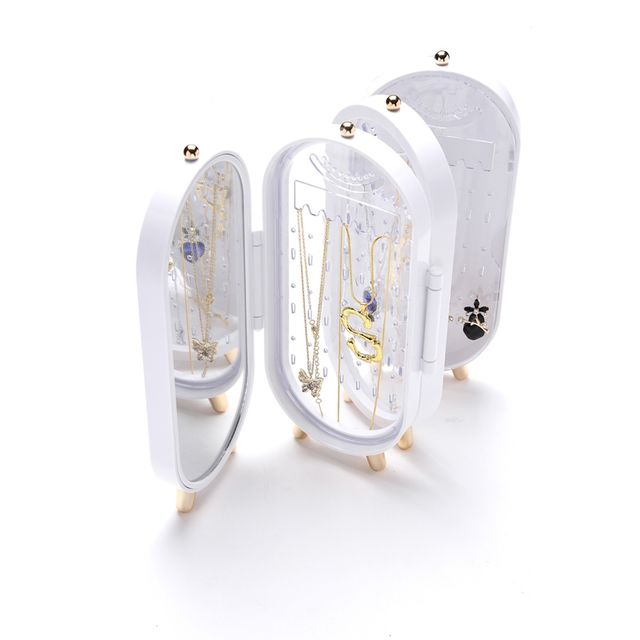 Scintillare By Sukkhi Acrylic Foldable Display Stand Dressing Table Jewelry Storage Box
