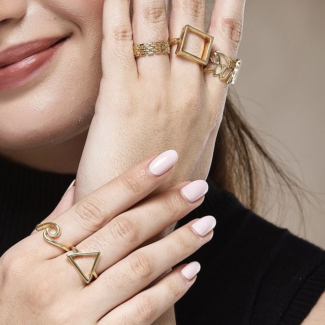 Karatcart Women's Designer Ring Combo Gold One Size | 44038421