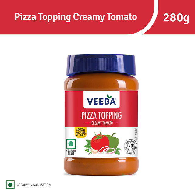 Veeba Pizza Topping Creamy Tomato  (280g) Combo | Pack of 2