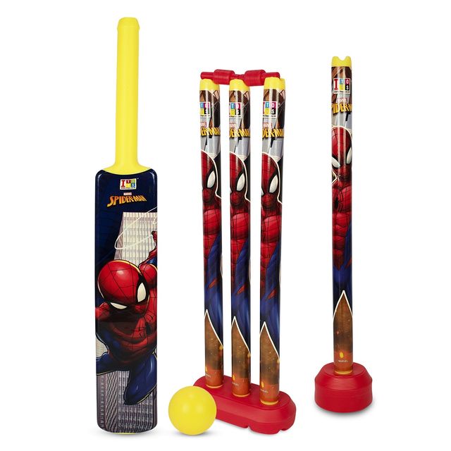 ITOYS Cricket Set No.4 With 3 Wicket-Ultimate Spiderman 0xc0048109c8 (Assorted)