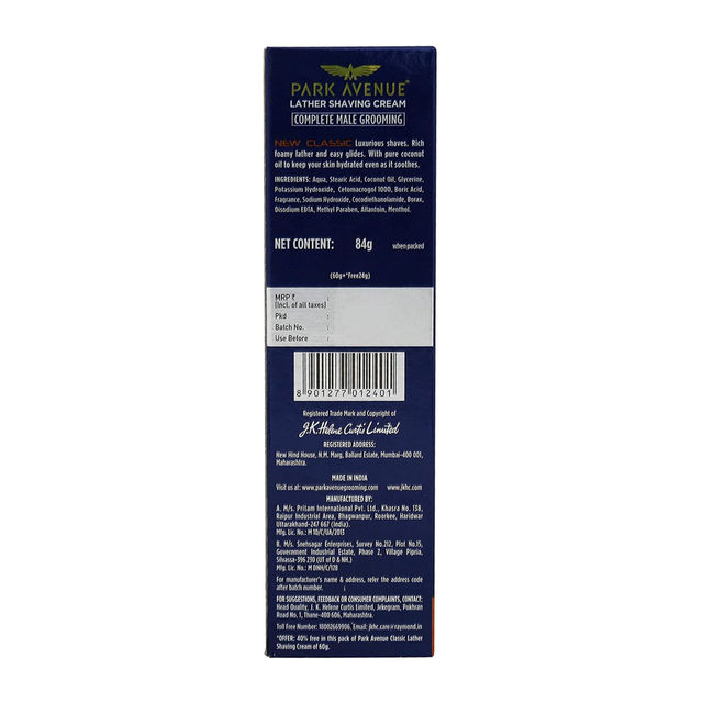 Park Avenue Shavin Cream