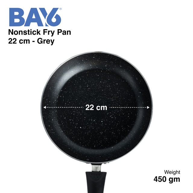 BAY6 Nonstick Fry Pan | 22 cm - Grey