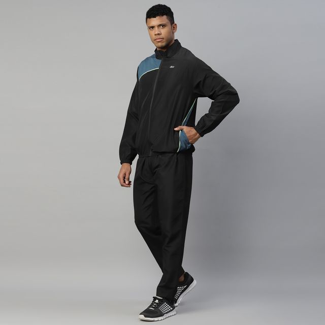 Dida Men's Sports Track Suit - Regular Comfortable Stretchable Dry-Fit | Black - L