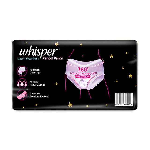 Whisper Super Absorbent Period Panties | L-XL