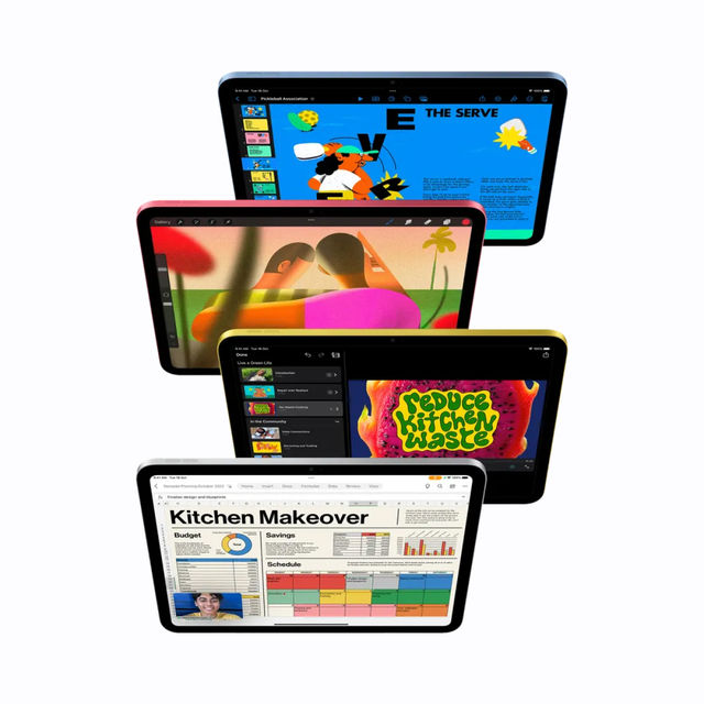 Apple iPad 10th Gen | 10.9" Liquid Retina Display | 64 GB ROM | 12MP Front and Back Camera | Blue