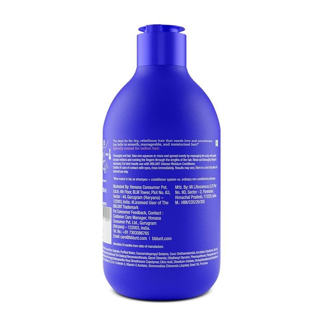 Bblunt Complete Moisture Combo for Healthy Hair with Vitamin E & Jojoba:  Shampoo 300ml & Conditioner 250g & Hair Mask 250g  Combo