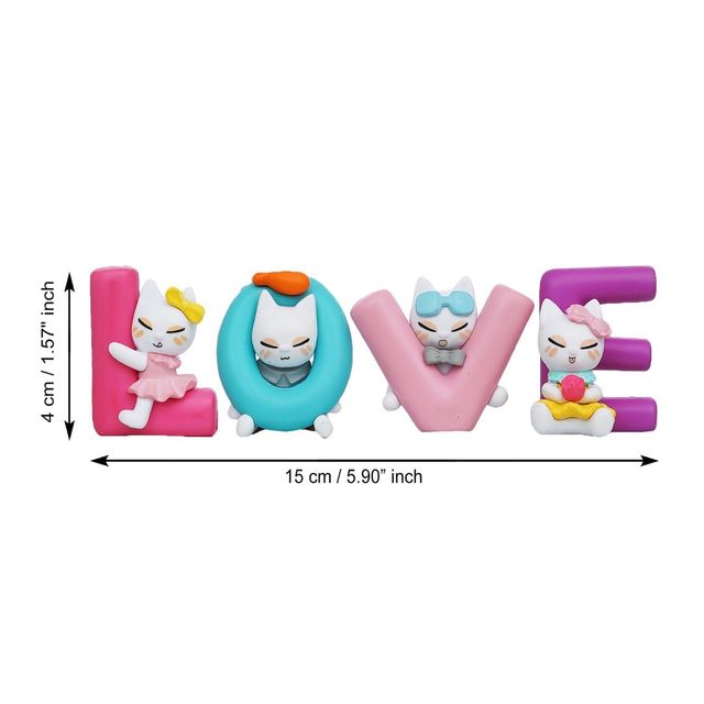 Casacraft by Pepperfry Love Animated Characters Multicolor Polyresin Showpc