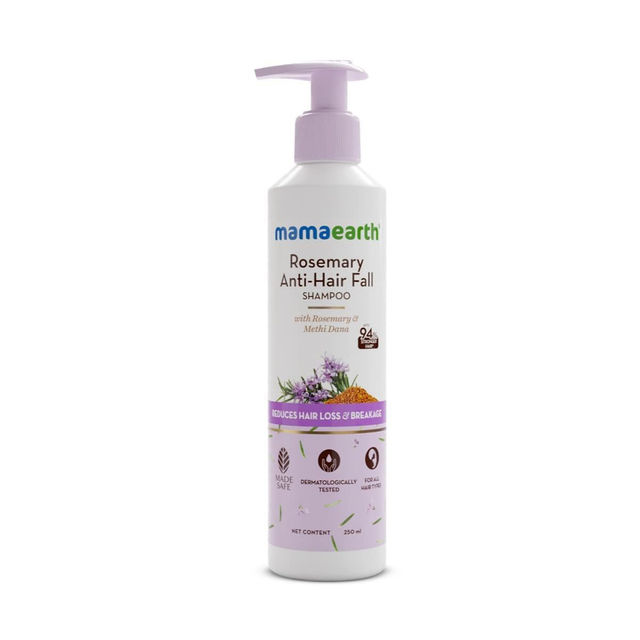 Mamaearth Rosemary Anti Hair Fall Shampoo (250ml) & Mamaearth Rosemary Anti-Hair Fall Conditioner (250ml) & Mamaearth Rosemary Hair Growth Oil With Rosemary & Methi Dana For Promoting Hair Growth Hair Oil (200ml) Combo
