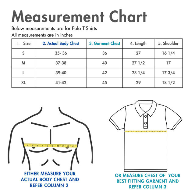 EQL Men's Cotton Solid Lightweight & Breathable Polo T-shirt | White - M