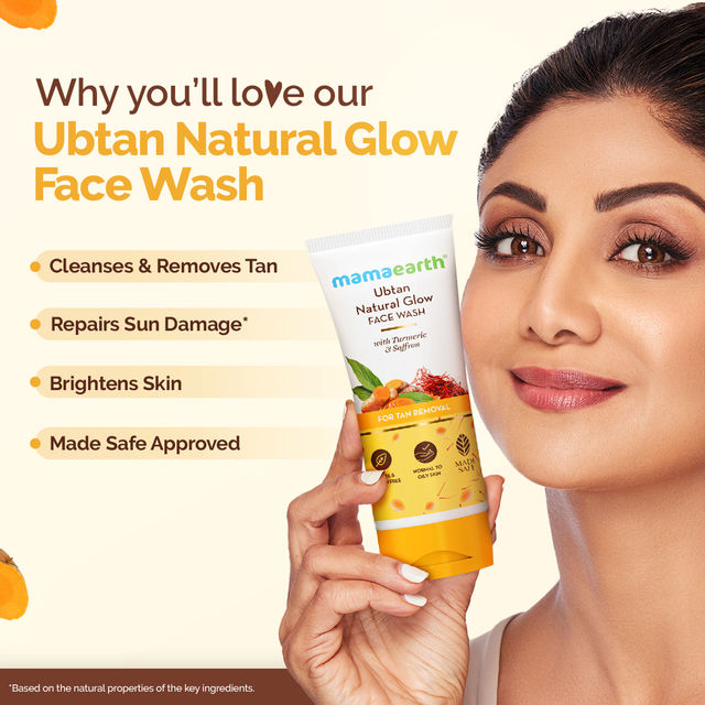 Mamaearth Ubtan Face Wash For Tan Removal