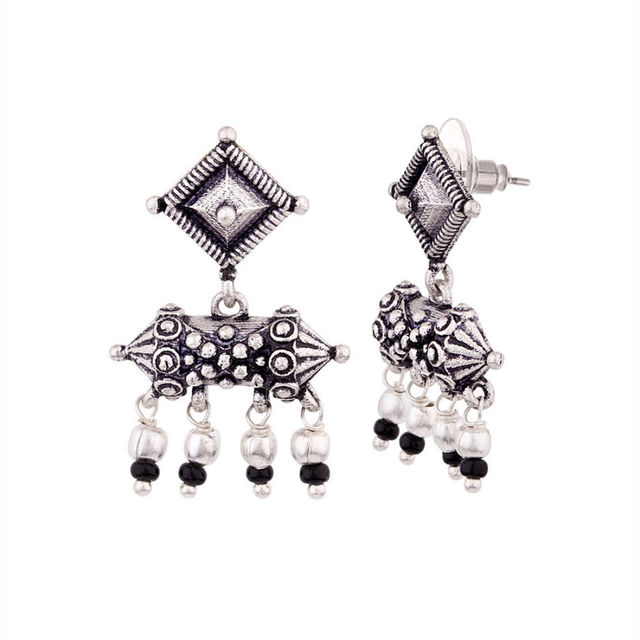 Voylla Nayantara Geometric Design Earrings