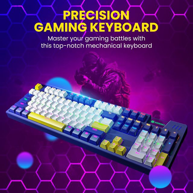Portronics K1 Keyboard Wired Mechanical Gaming Keyboard
