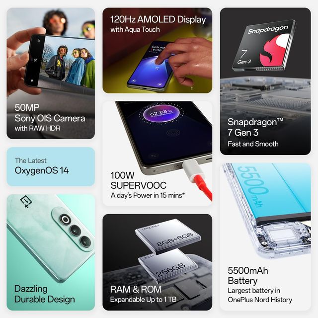 OnePlus Nord Ce4 | 8GB | 256GB | Dark Chrome