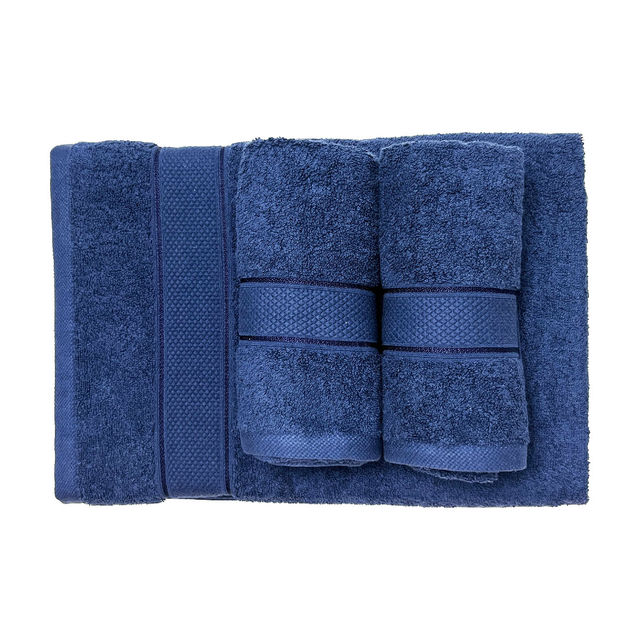 Boutique Living Luxe Loom 100% Cotton 550 GSM Hand Towels - Pack of 2
