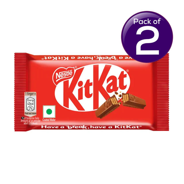 Nestle KitKat 3 Fingers Choco Coated Wafer Bar Combo