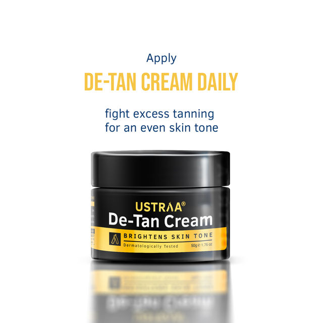 Ustraa Total De Tan Kit (Face Scrub De-tan -100g & De-Tan Face Cream -50g)