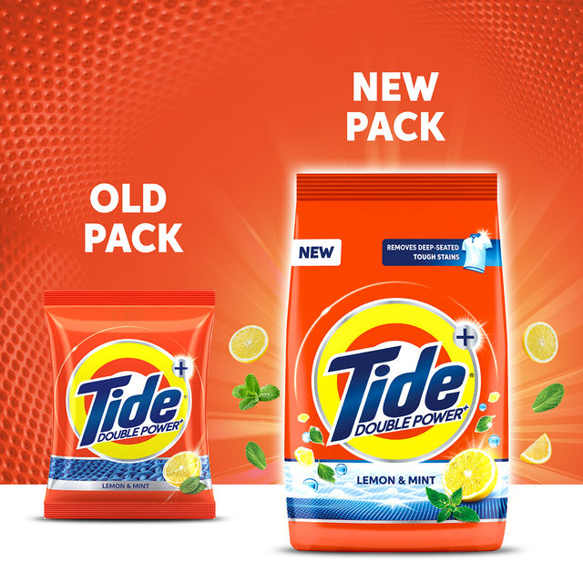 Tide Plus Detergent Washing Powder | Lemon & Mint 1 kg Combo